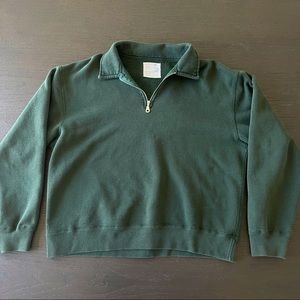 Green sweatshirt